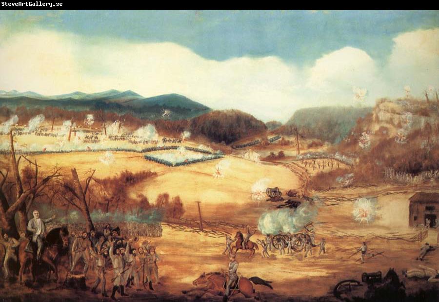 unknow artist Battle of Pea Ridge,Arkansas